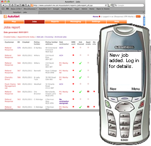 ResponseAlert job scheduling application
