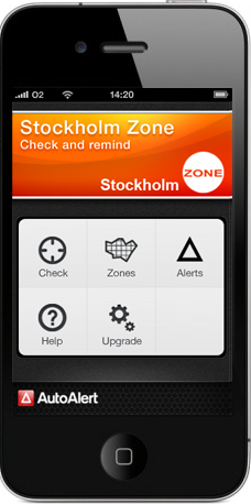 iPhone Congestion Zone application